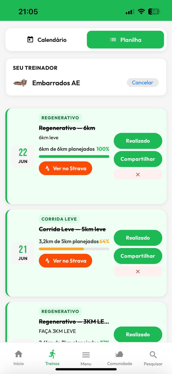 Treinos